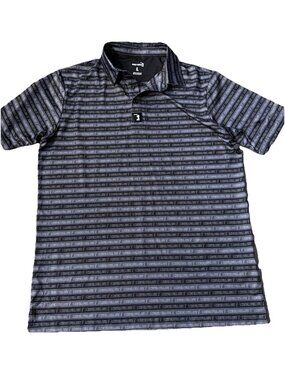 Bogey Bros “I Never Pullout” Performance Polo All Over Print Shirt Men’s Large